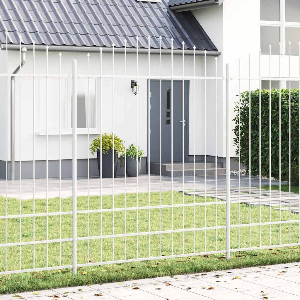 Maison Chic - Clôture de jardin - Panneau de clôture - Palissade Blanc 340 x 200 cm g493 - Image 2