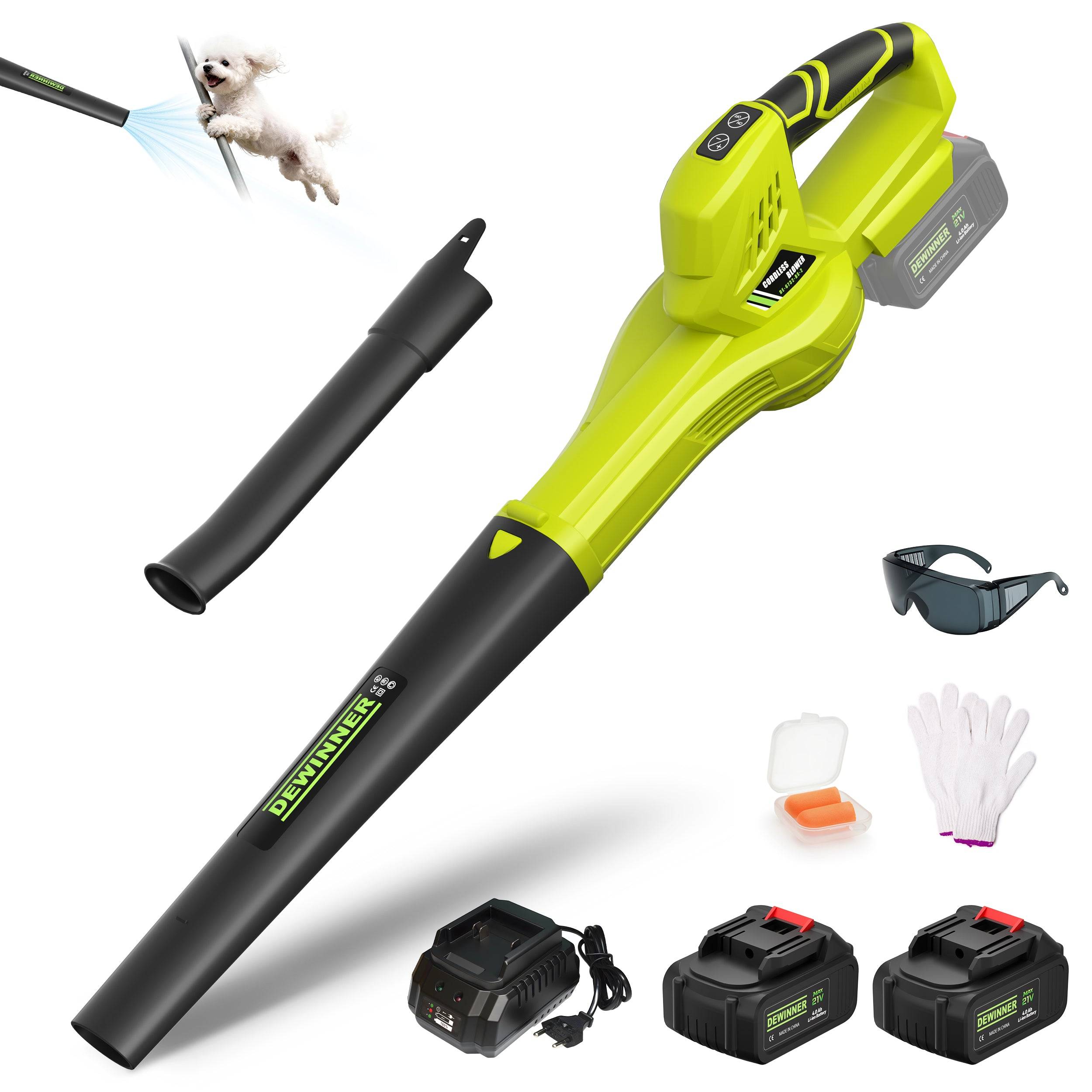 Teeno - Souffleur de Feuilles Sans Fil, 2 Batteries 4.0Ah, 210 km/h, 6 Vitesses Réglables, Compatible avec Batteries Makita - Image 1