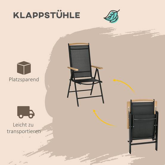 Set 6 places – spacieux, anti-UV, idéal pour grands repas en plein air - Image 6