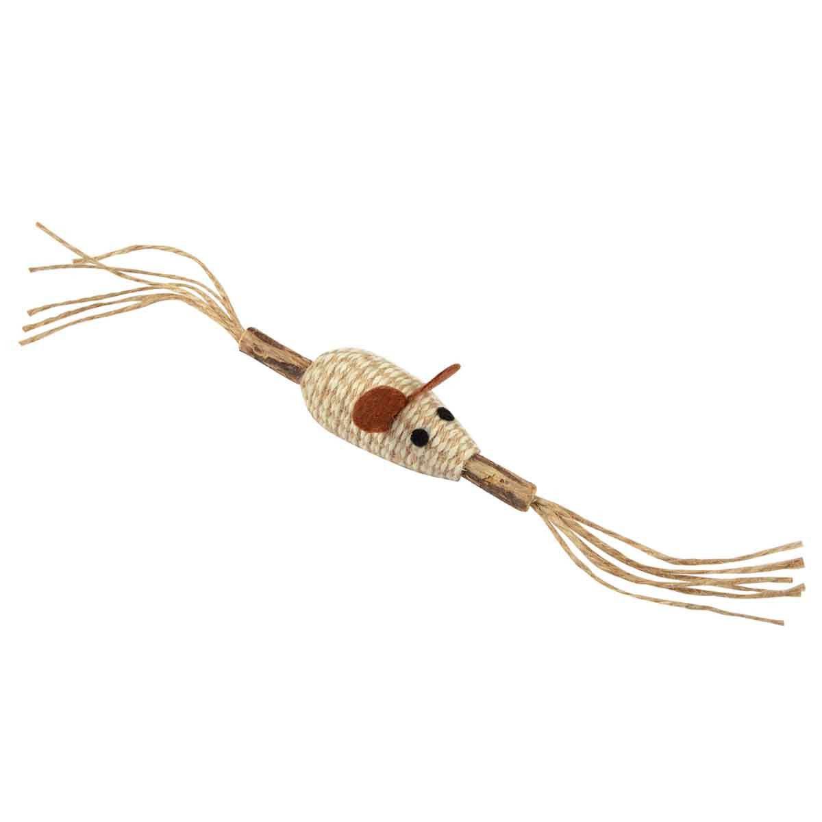 Love Story - Jouet Souris pour Chat "Matatabi" 12cm Naturel - Image 1