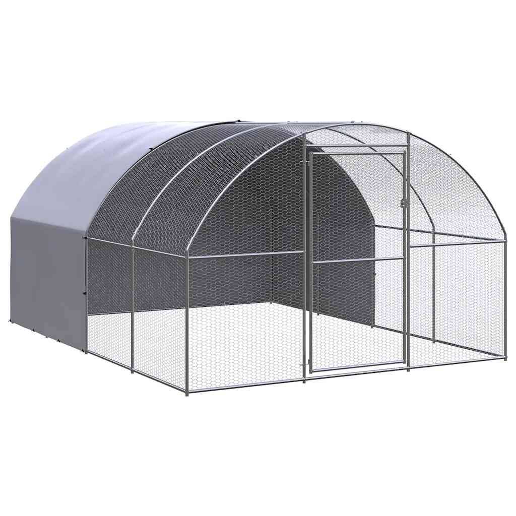 Vidaxl - Poulailler d'extérieur 3x4x2 m Acier galvanisé vidaXL 3095473