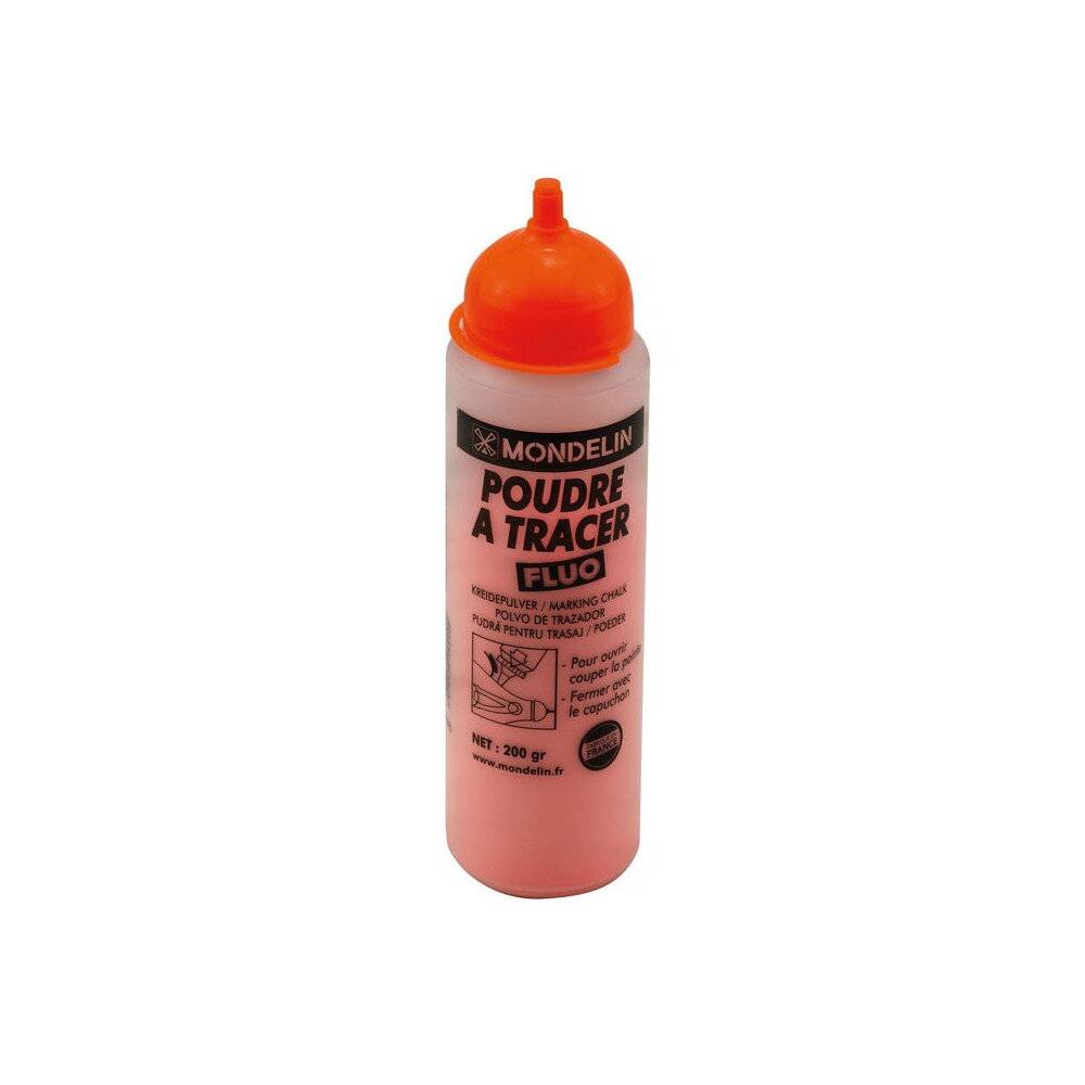 Poudre à tracer 200g Mondelin orange fluo