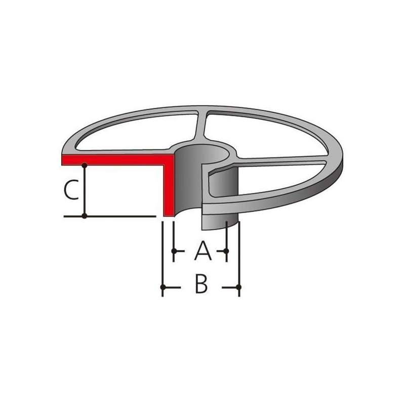 Makita - Guides à copier pour Défonceuse MAKITA RP0900 , RP1800, RP2300, RT0700 - taille 27 mm x 40 mm x 11,5 mm - MAKITA ACCESSOIRES - Image 1