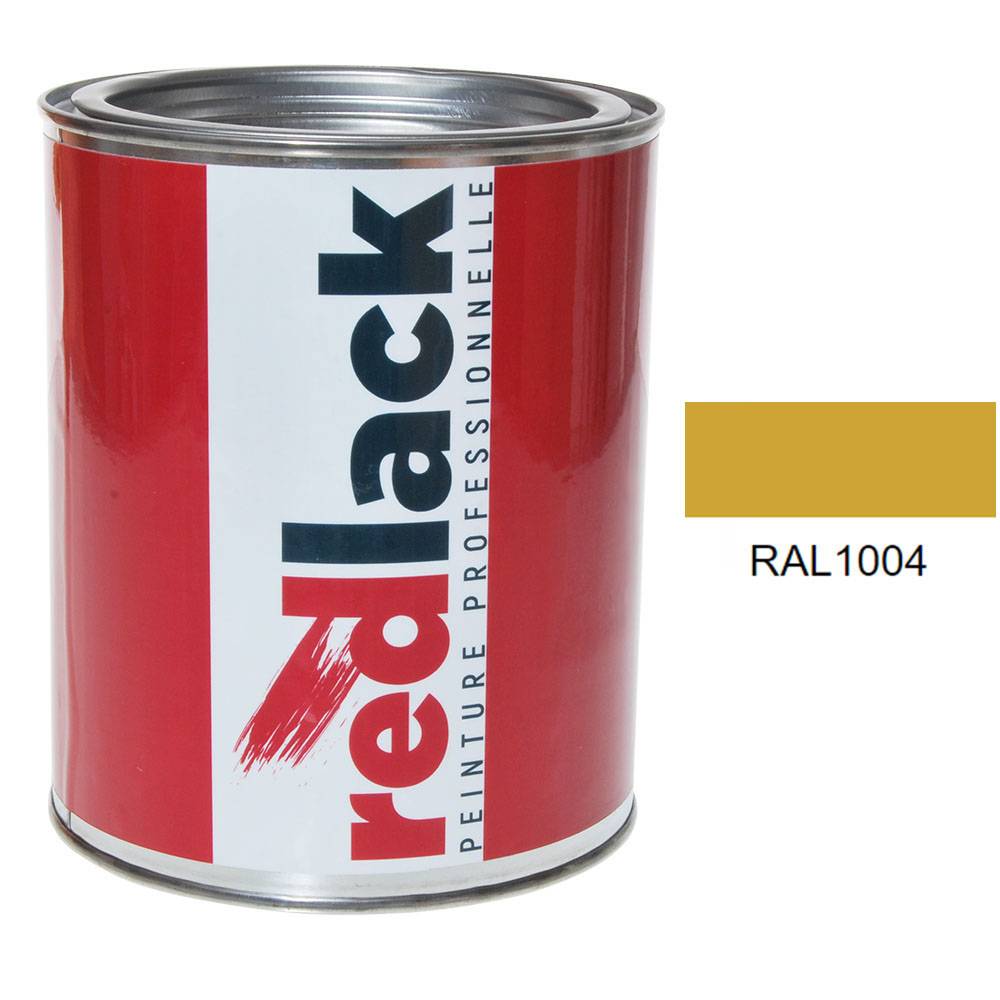 Peinture Jaune or RAL 1004 Brillant multisupport 1L Redlack - Image 1