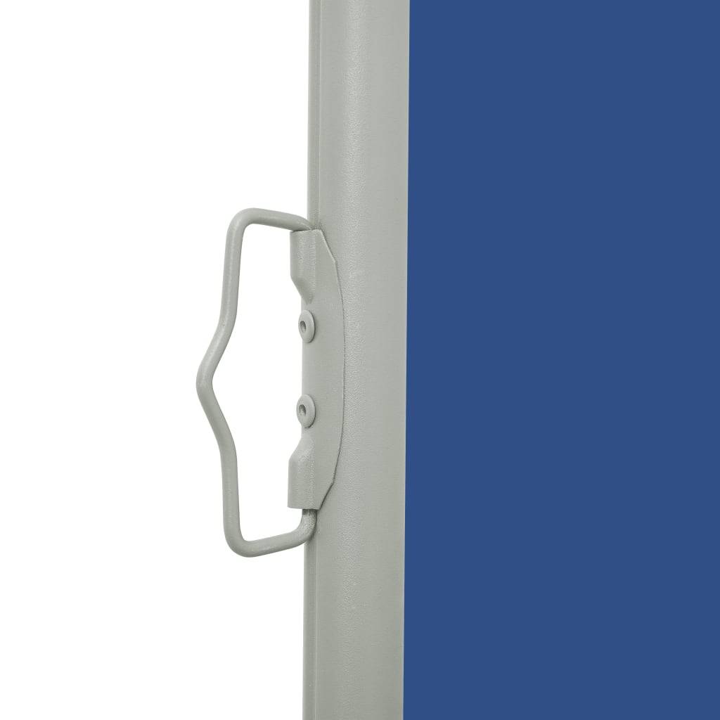 Helloshop26 - Auvent paravent store brise-vue latéral rétractable de patio jardin terrasse balcon protection visuelle écran 100 x 300 cm bleu - Image 3
