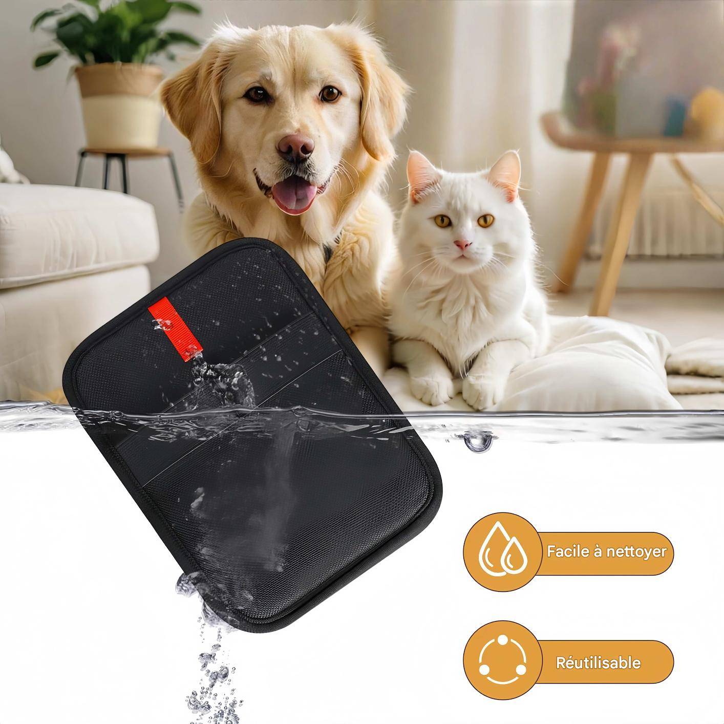 lot de 2 Gant d'épilation pour chiens et chats IntiMeg - Image 5