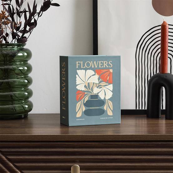 The Home Deco Factory - Coffret Senteur Parfumée " Flower" 18cm Magnolia - Image 4
