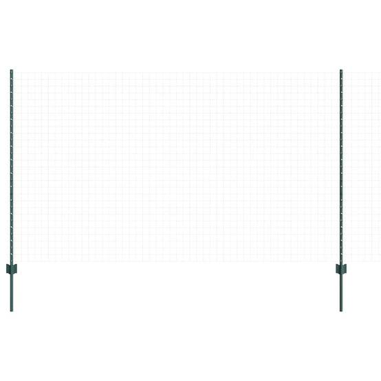 Poteau de clôture acier vert 140 cm x 8,5 cm x 1,8 cm, Poids :6.02kg - PANGIVO - Image 3