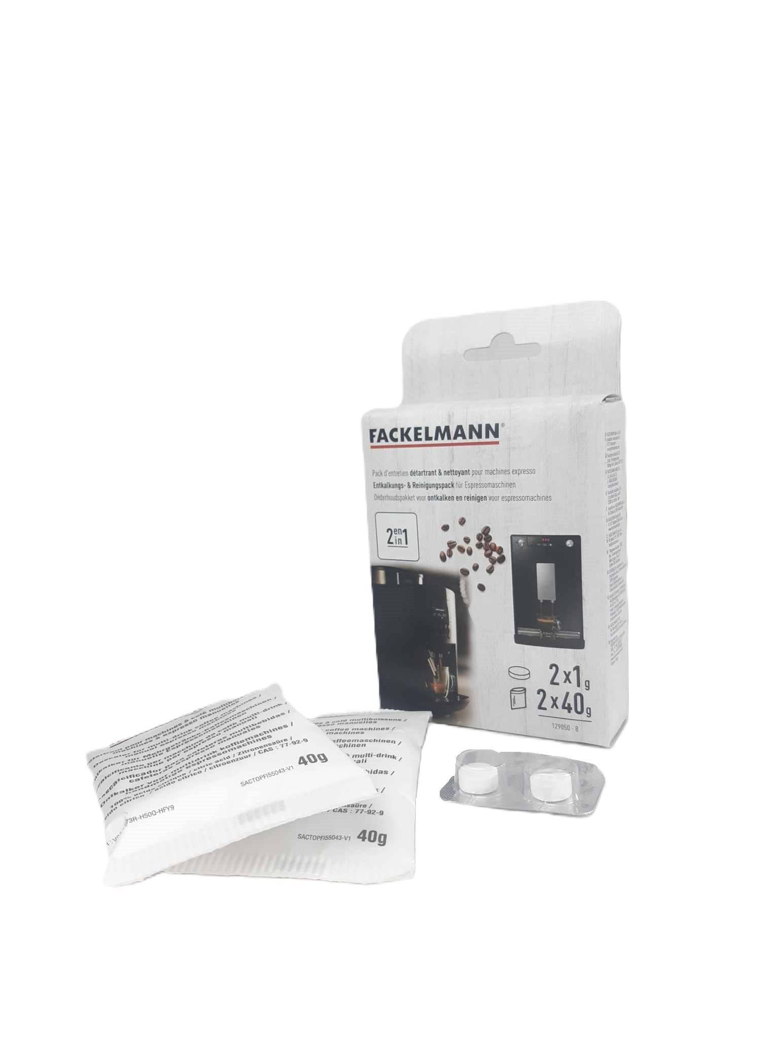 Pack entretien détartrant et nettoyage pour machine à expresso Fackelmann Petit Déjeuner - Image 2