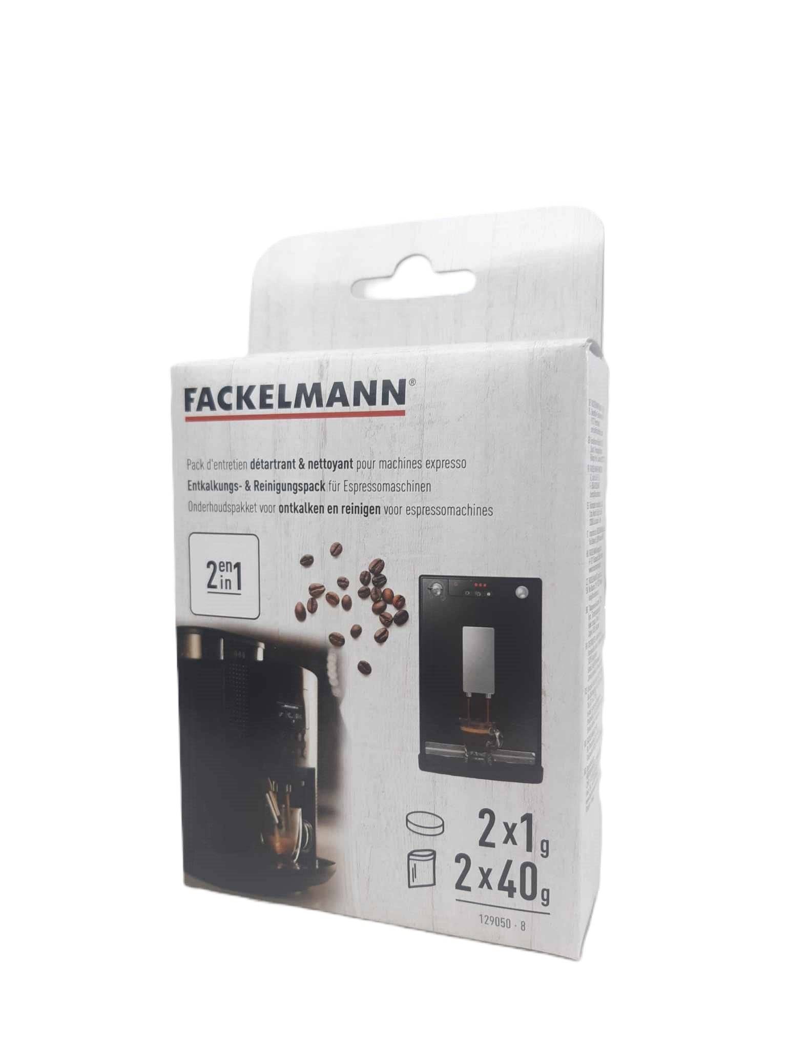 Pack entretien détartrant et nettoyage pour machine à expresso Fackelmann Petit Déjeuner - Image 1