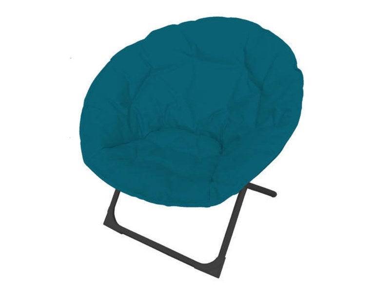 Centrale Brico - Fauteuil Chaise moon acier bleu miami Centrale Brico