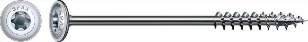 Spax - Lot de 20 vis acier tête fraisée bombée torx SPAX, Diam.6 mm x L.160 mm - Image 2