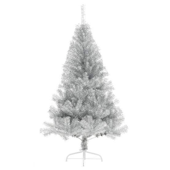 Vidaxl - Demi sapin de Noël artificiel avec support argenté 150 cm PET vidaXL 344696 - Image 2