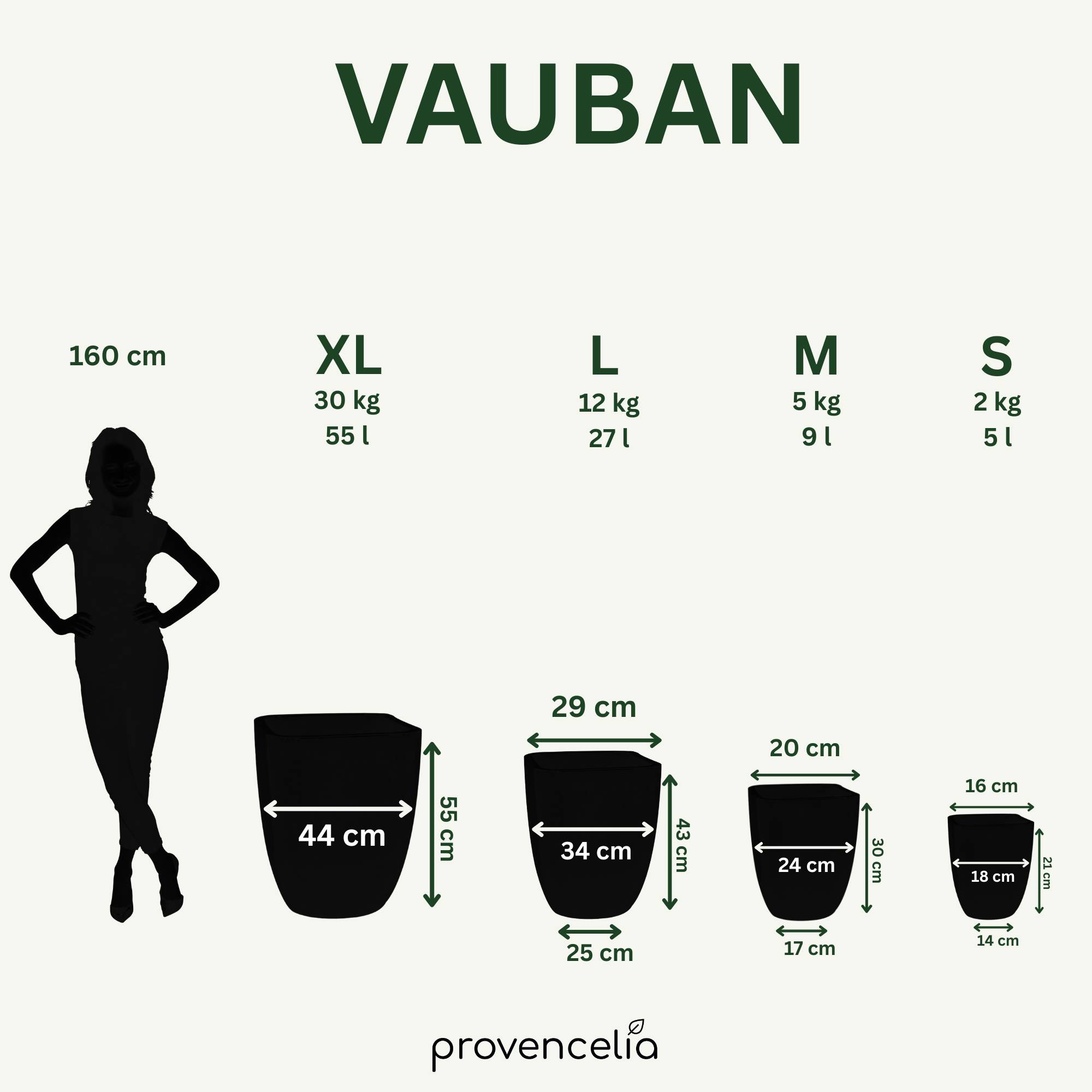VAUBAN 34x43cm vert lac - Image 6