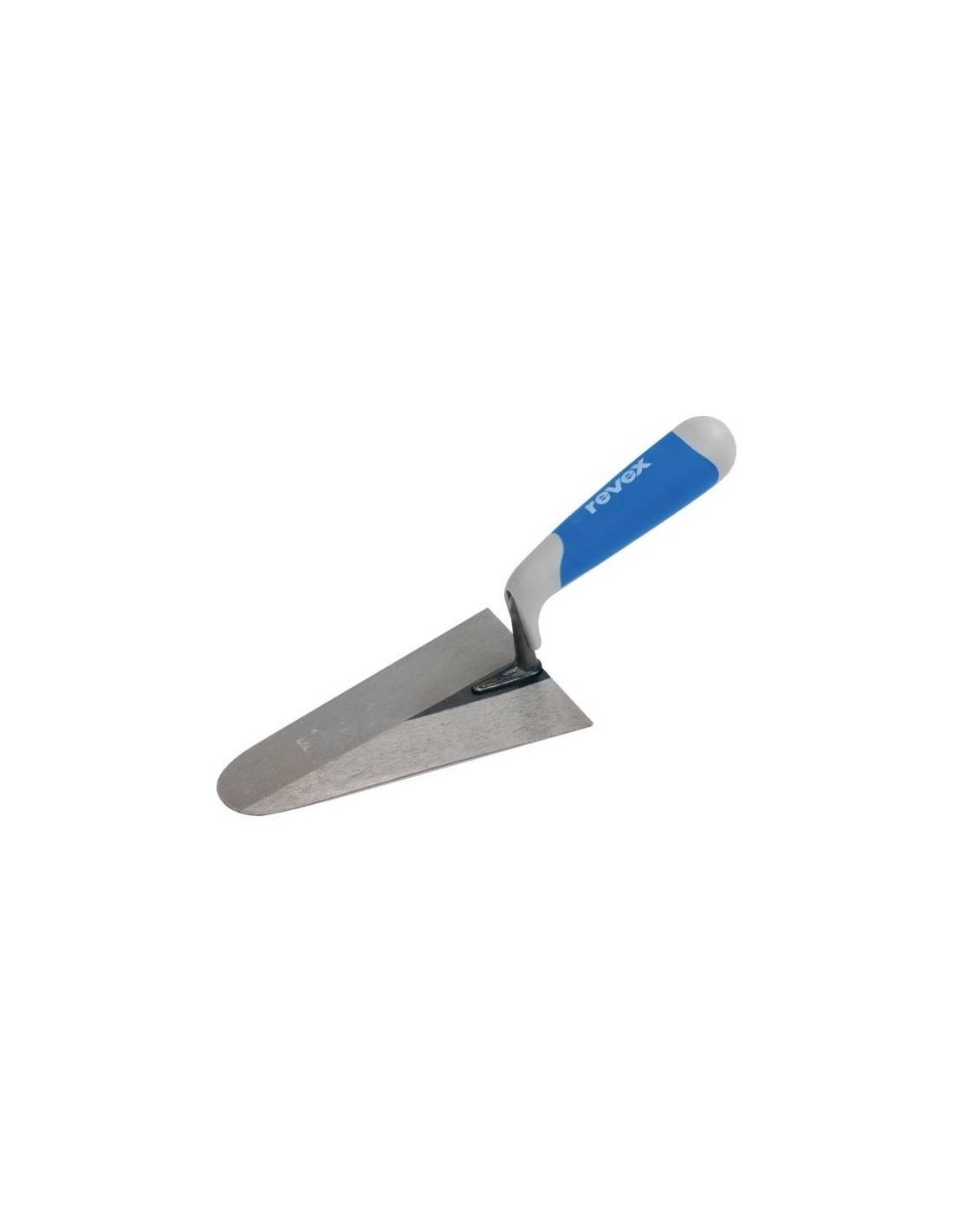 Revex - Truelle Maçon Italienne Revex Lame Ronde ø220mm, Manche Bi-matière Ergonomique - Revex