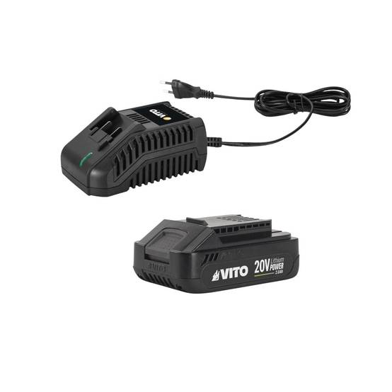 Vito - Taille haies sans fil 20V Lame 51Cm + Batterie lithium 2.0AH + Chargeur Rapide VITO - Image 4