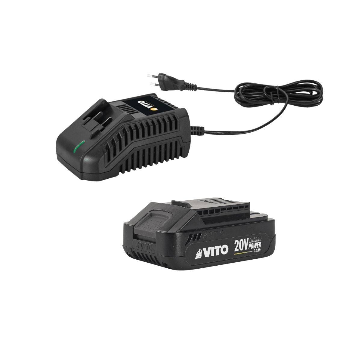 Vito - Taille haies sans fil 20V Lame 51Cm + Batterie lithium 2.0AH + Chargeur Rapide VITO - Image 4