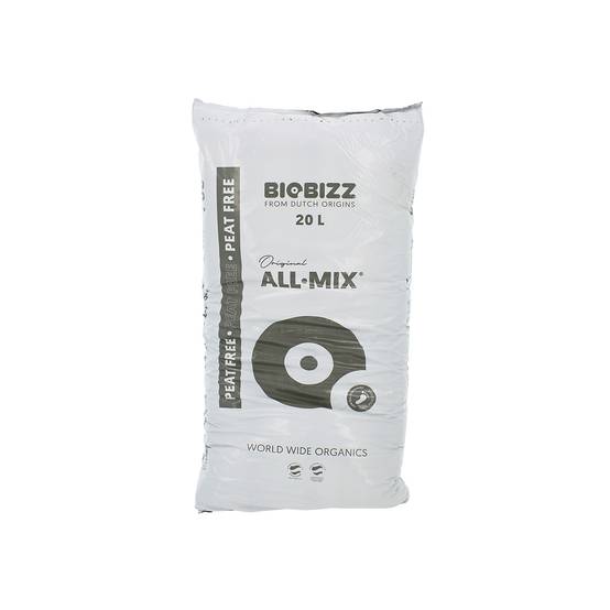 Terreau ALL.MIX en sac de 20 litres - BIOBIZZ - Sans tourbe - Image 1