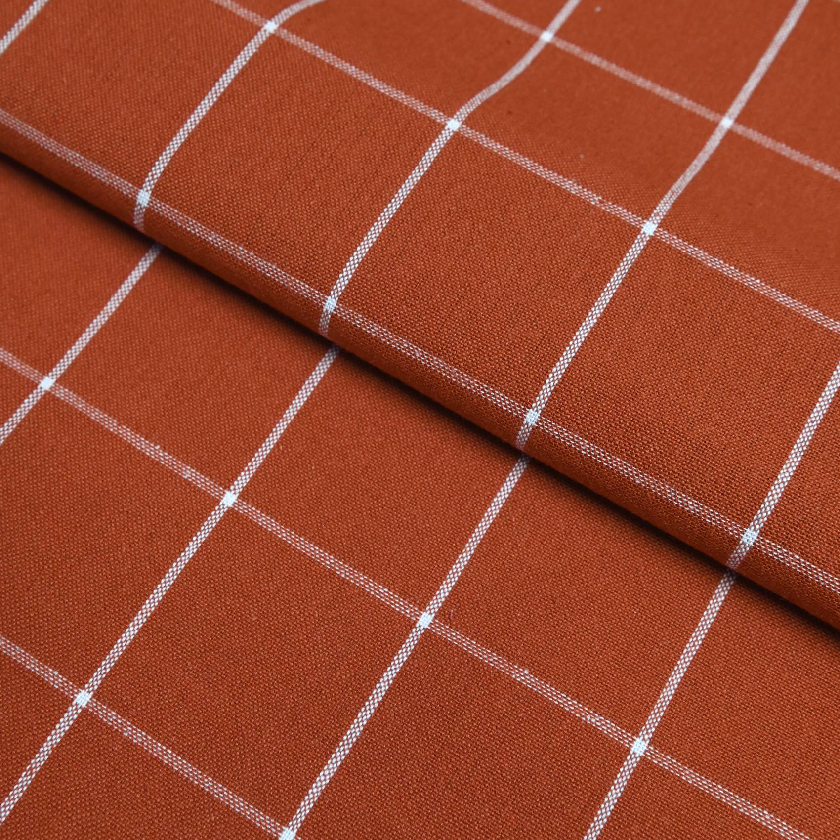 Home Maison - Torchon de cuisine en coton à motif carreaux - HOME MAISON - Coton - Terracotta - Image 2