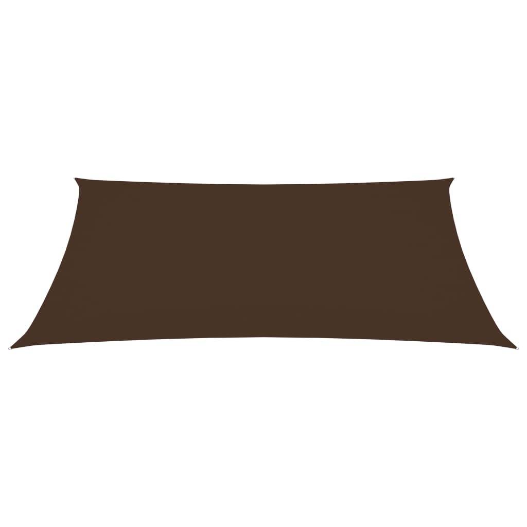 Helloshop26 - Voile toile d'ombrage parasol tissu oxford rectangulaire 2 x 3 m marron - Image 2