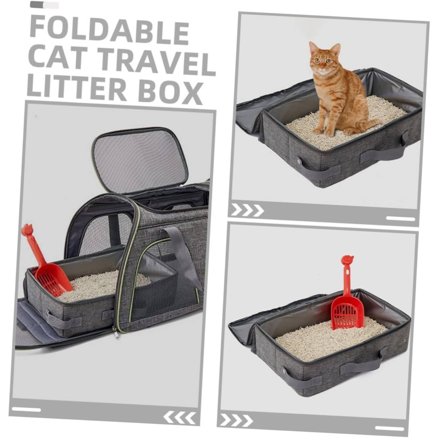 DtopbuyAge - Litière Portable Chat - Pliable & Étanche DtopbuyAge - Image 4