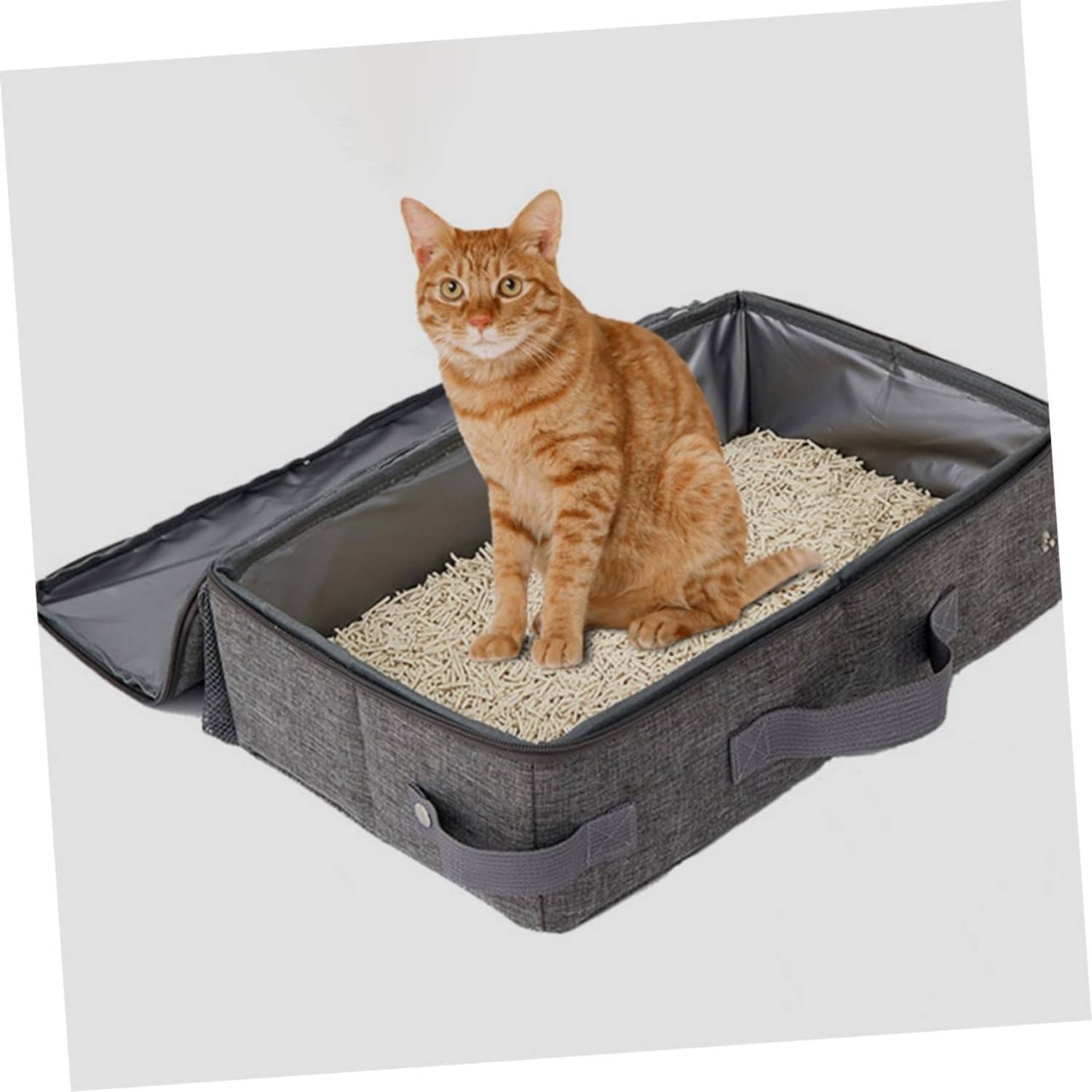 DtopbuyAge - Litière Portable Chat - Pliable & Étanche DtopbuyAge - Image 2
