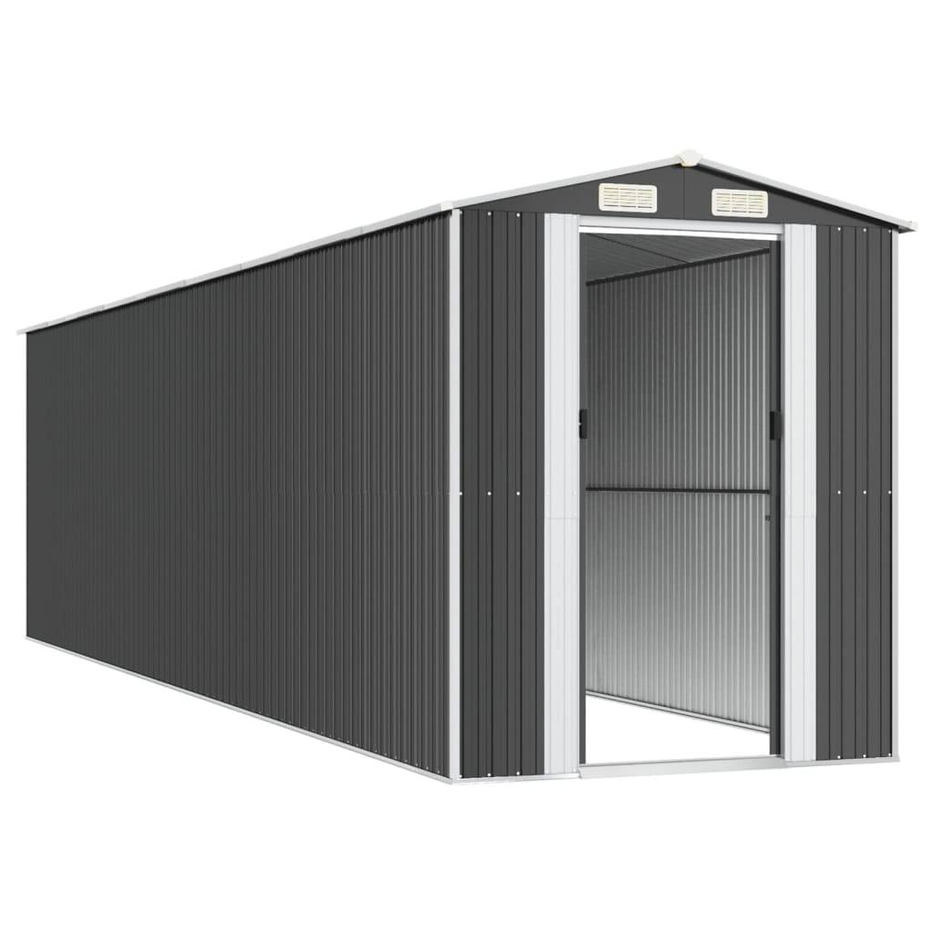 Vidaxl - Abri de jardin Anthracite 192x772x223 cm Métal galvanisé 14.8m² vidaXL 3147456 - Image 5