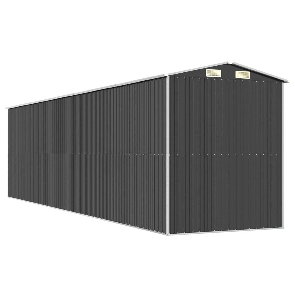 Vidaxl - Abri de jardin Anthracite 192x772x223 cm Métal galvanisé 14.8m² vidaXL 3147456 - Image 7