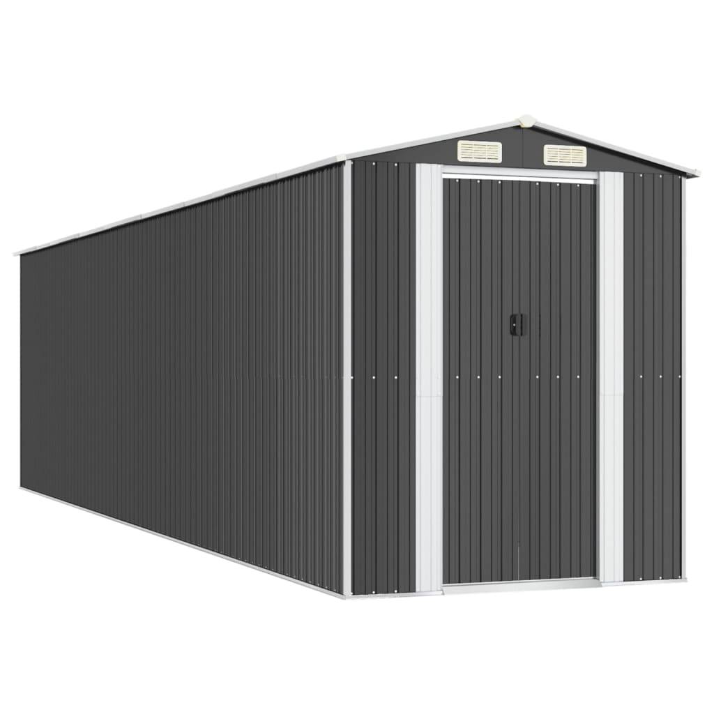 Vidaxl - Abri de jardin Anthracite 192x772x223 cm Métal galvanisé 14.8m² vidaXL 3147456 - Image 2