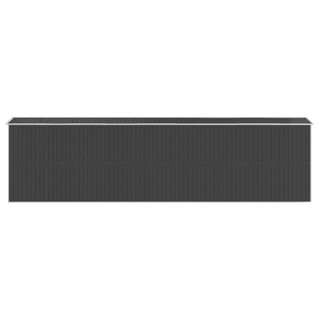 Vidaxl - Abri de jardin Anthracite 192x772x223 cm Métal galvanisé 14.8m² vidaXL 3147456 - Image 6