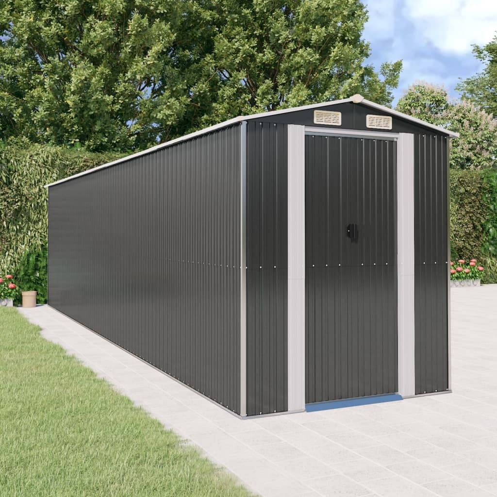 Vidaxl - Abri de jardin Anthracite 192x772x223 cm Métal galvanisé 14.8m² vidaXL 3147456 - Image 1