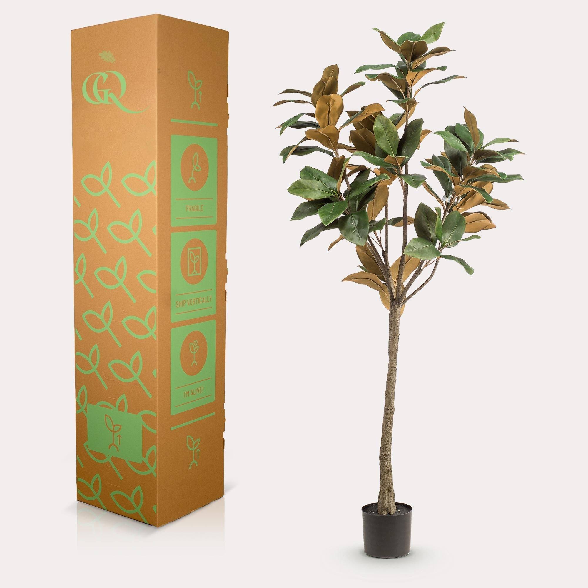 La Green Touch - Magnolia Grandiflora plante artificielle - h150cm, Ø15cm- La Green Touch - Image 3