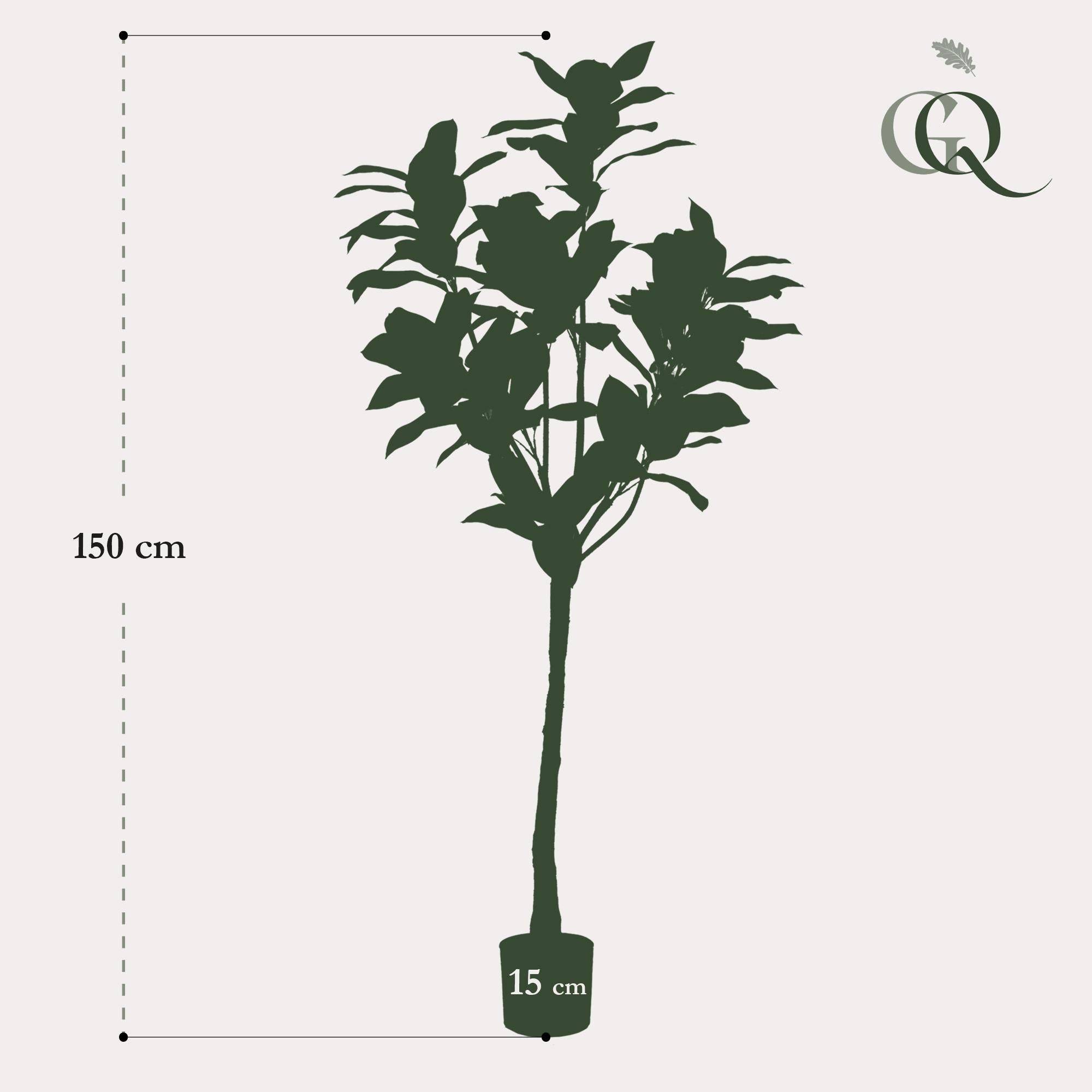 La Green Touch - Magnolia Grandiflora plante artificielle - h150cm, Ø15cm- La Green Touch - Image 4