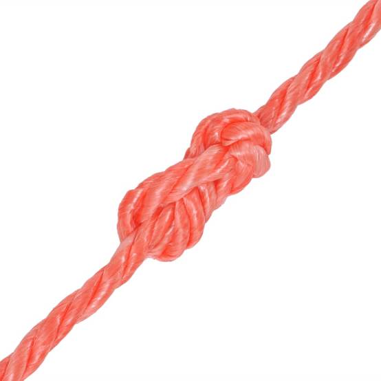Corde torsadée Polypropylène 12 mm 100 m Orange Maison Chic - Image 1