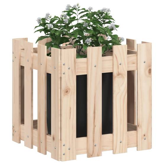 Prolenta Premium - Jardinière bois marron 40 x 40 x 40 cm - Prolenta premium p318.3 - Image 3