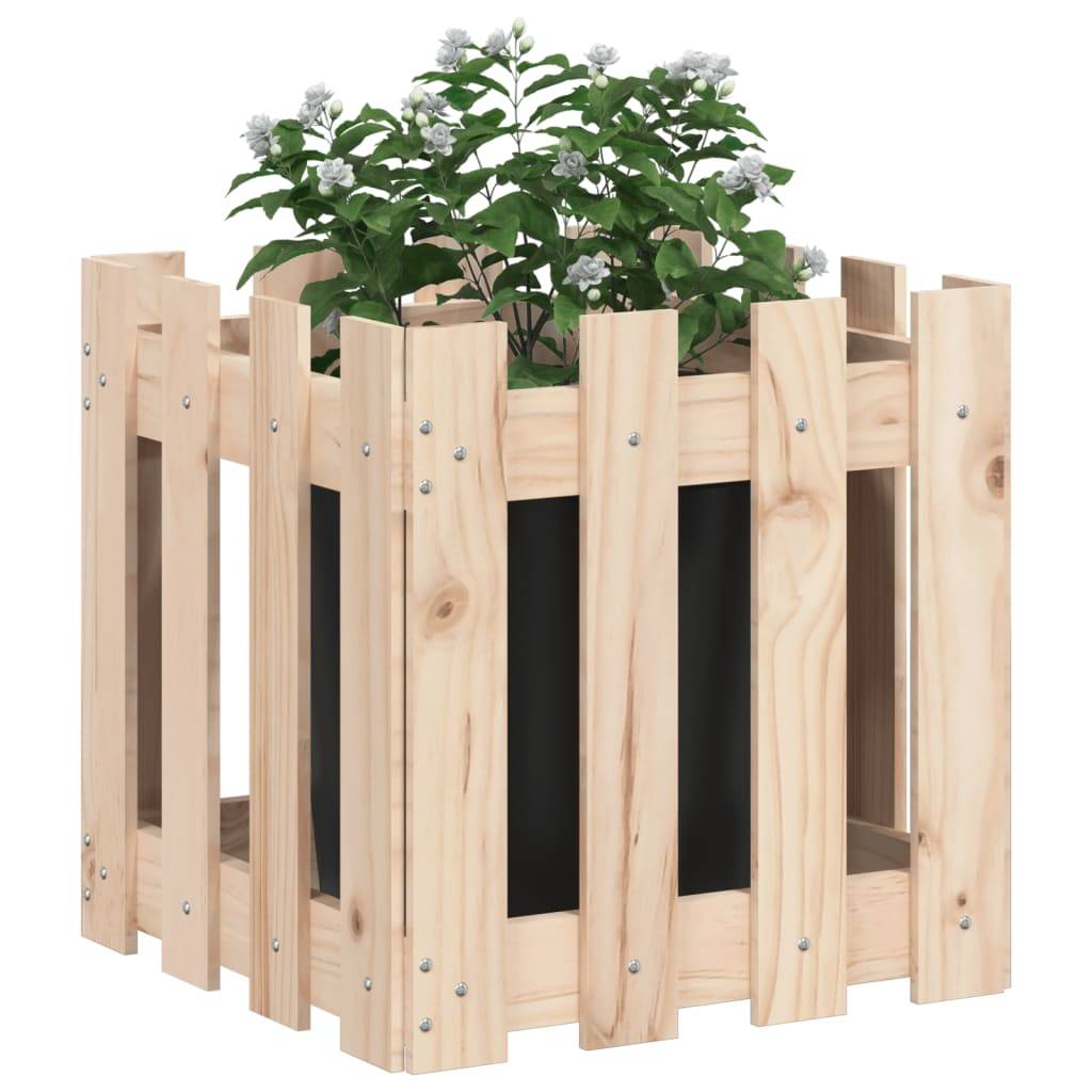Prolenta Premium - Jardinière bois marron  40 x 40 x 40 cm  - Prolenta premium p318.3 - Image 3