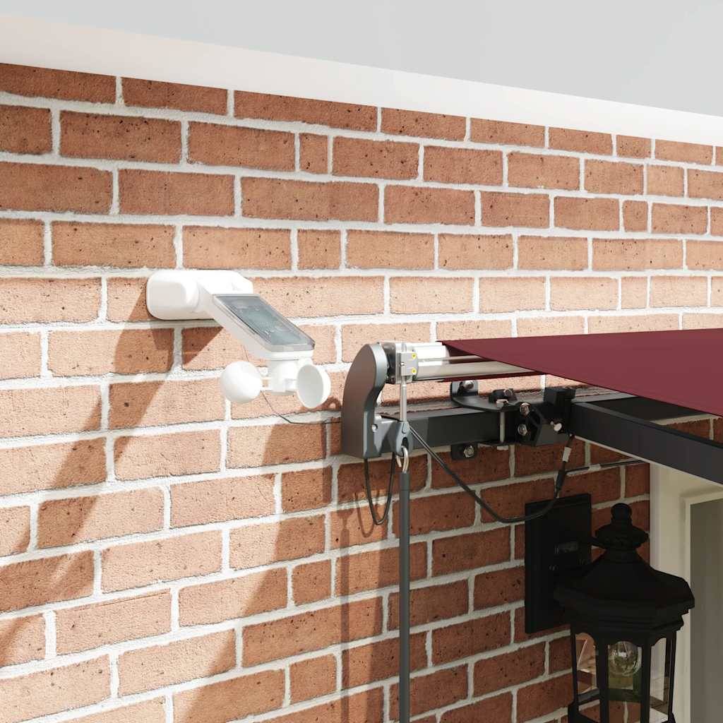 PANGIVO - Store rétractable automatique avec LED bordeaux aluminium 500 x 300 cm - PANGIVO - Image 4