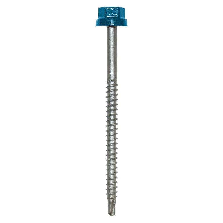 Zacrovis bois 6.5x100 ETANCO - Tête ral 5008 bleu ardoise - 100 pièces - 551226008 - Image 1