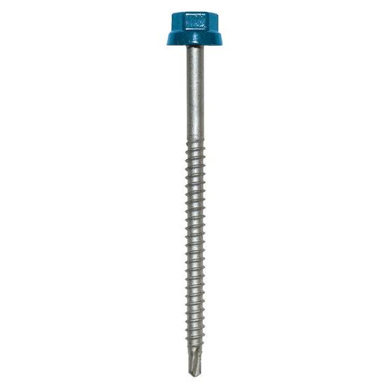 Zacrovis bois 6.5x100 ETANCO - Tête ral 5008 bleu ardoise - 100 pièces - 551226008 - Image 2