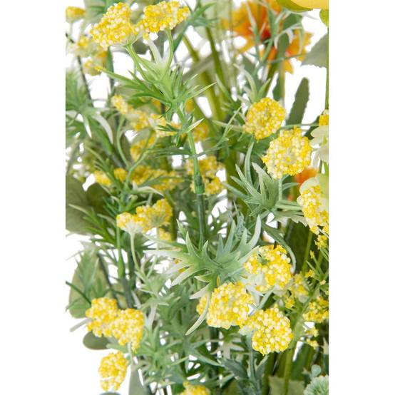 Bouquet de Fleurs Artificielles "Mixtes" 85cm Jaune - Image 4