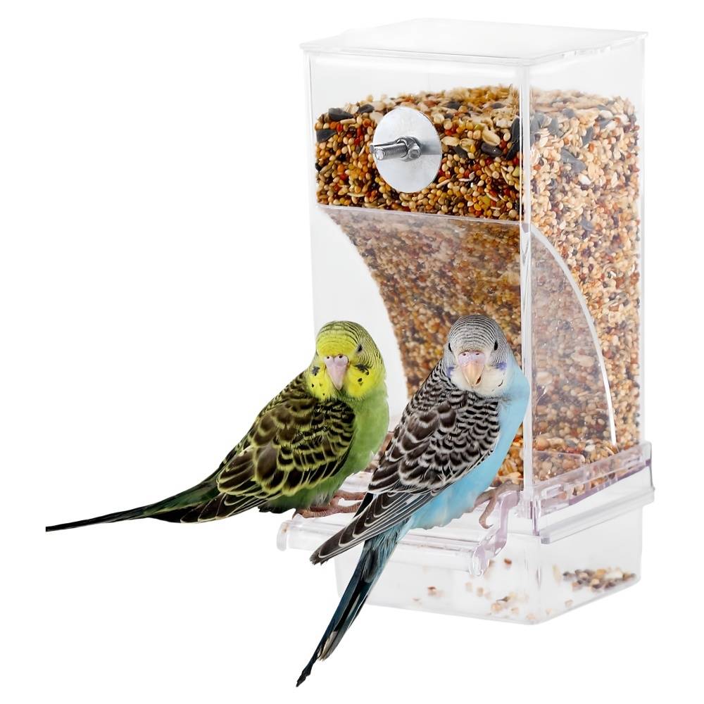 IntiMeg - Mangeoire automatique pour oiseaux TRANSPARENT IntiMeg - Image 1