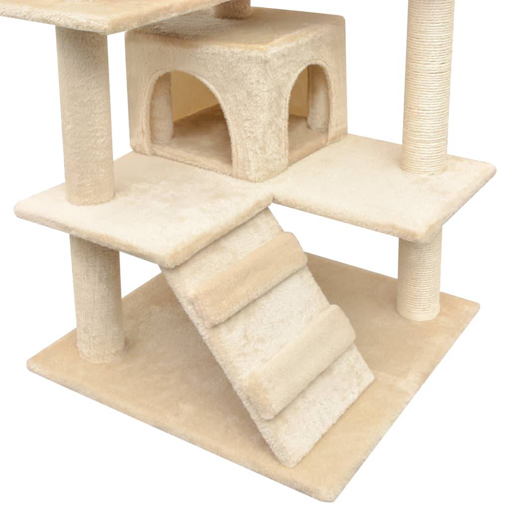 Vidaxl - Arbre à chat avec griffoirs en sisal 125 cm Beige vidaXL 170477 - Image 5