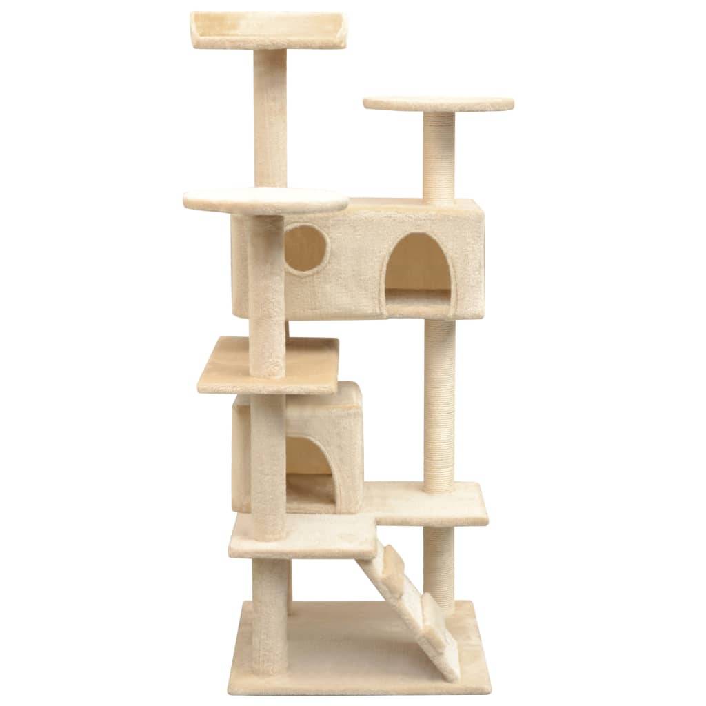 Vidaxl - Arbre à chat avec griffoirs en sisal 125 cm Beige vidaXL 170477 - Image 2
