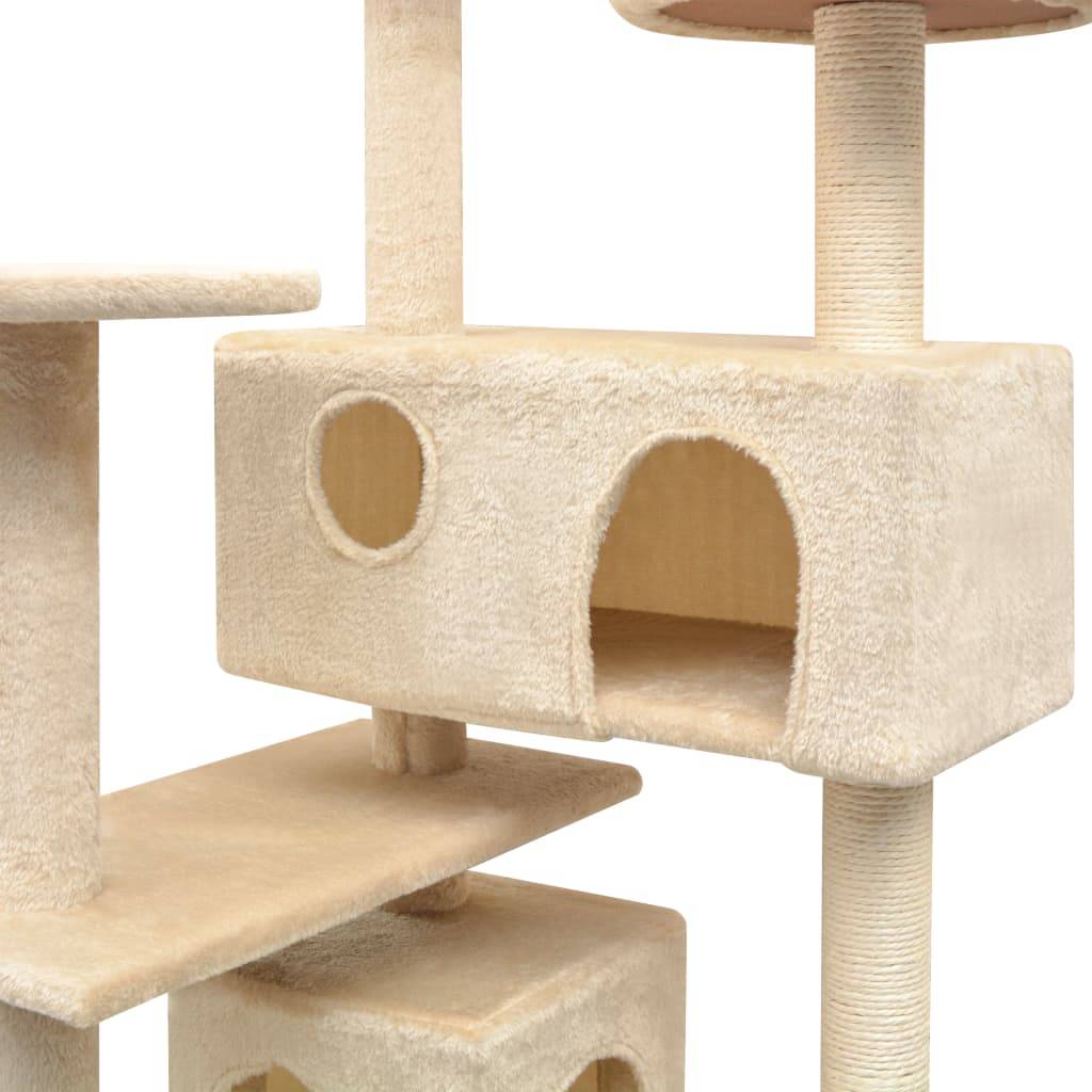 Vidaxl - Arbre à chat avec griffoirs en sisal 125 cm Beige vidaXL 170477 - Image 4