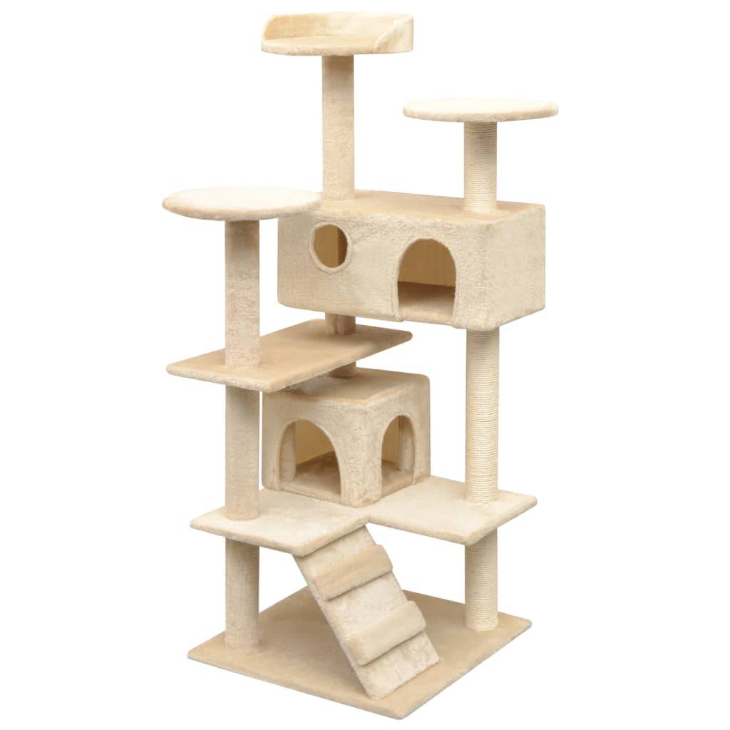 Vidaxl - Arbre à chat avec griffoirs en sisal 125 cm Beige vidaXL 170477 - Image 1