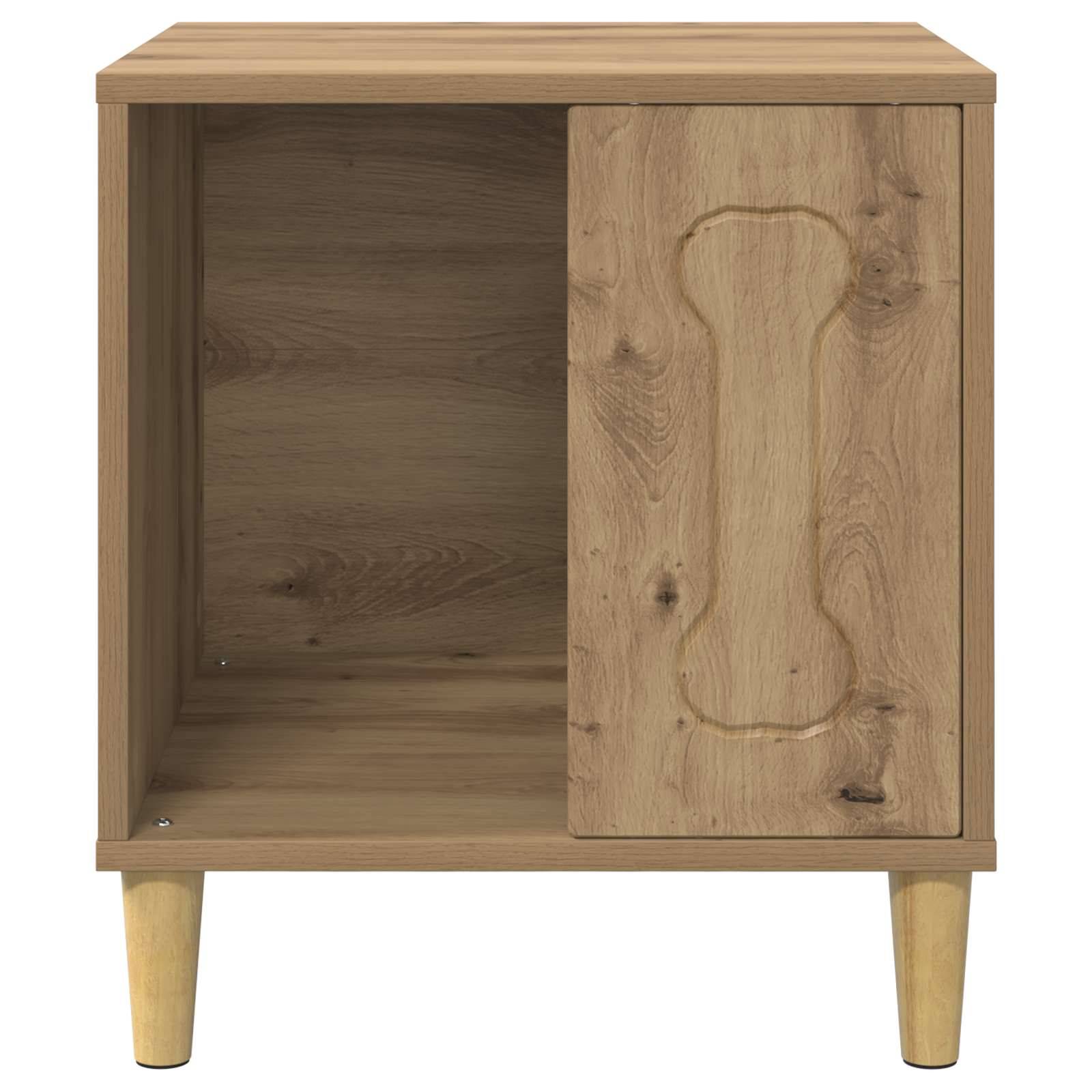 ComfortXL - Maison Chien Intérieur Bois Ingénierie Chaleureux Chêne Artisan - ComfortXL Outdoor Living - Image 5