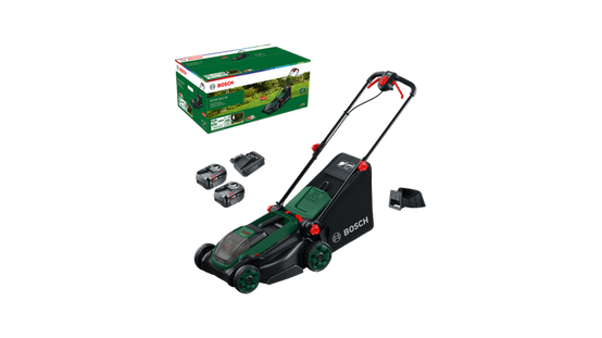 Bosch - Tondeuse à gazon sans fil ROTAK18V2-38 - BOSCH - 2 batteries 4,0 Ah - chargeur - 06008B9M00 - Image 1