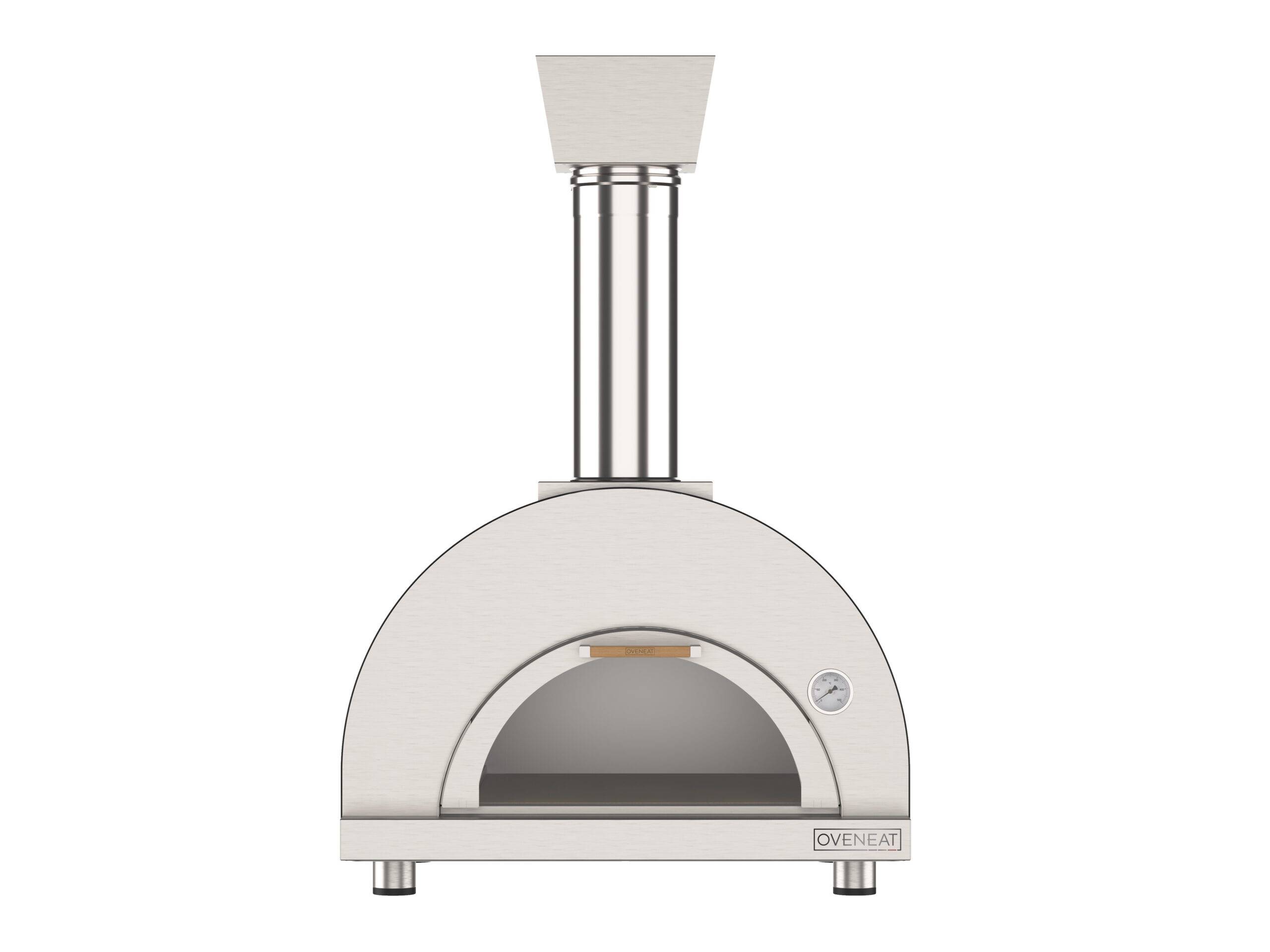 Four pizza bois LUX 2 - Gris + Pelle à pizzas - Image 2