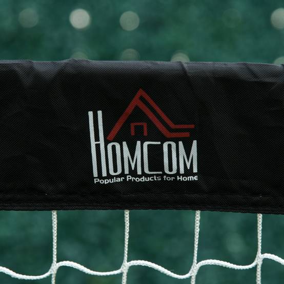 Lot de 2 buts de football pliables 183x90x90 cm, résistants aux intempéries avec sac de transport, noir - Image 9