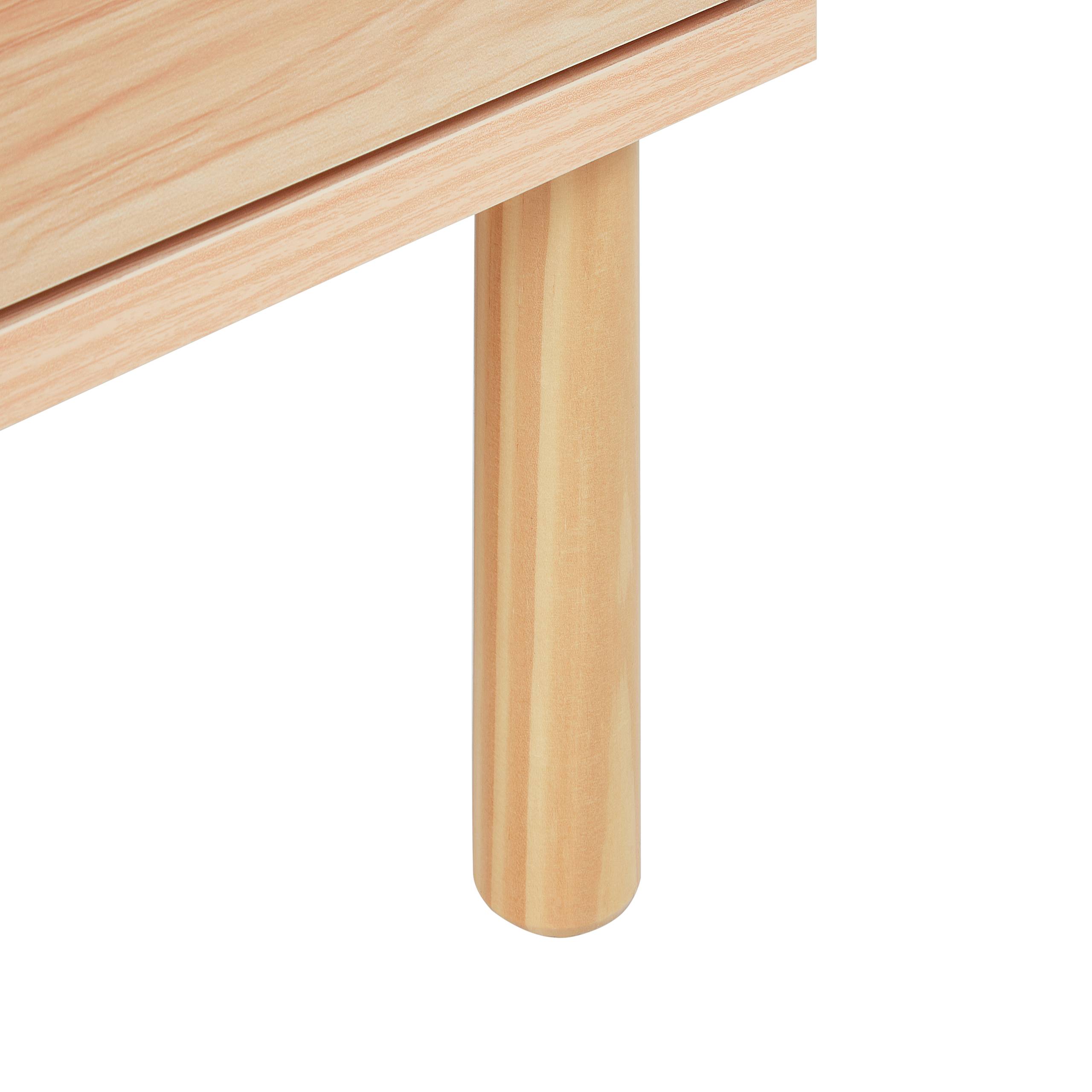 Beliani - Commode Panneau de particules de bois Marron clair SHARPE - 120x40x74- Beliani - Image 8